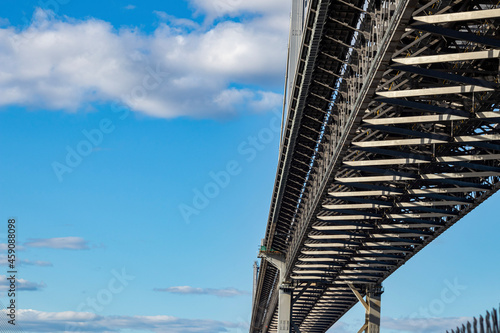 the bridge over the river