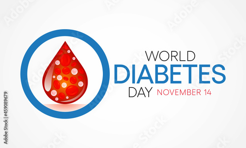 World Diabetes day is observed every year on November 14, it is the primary global awareness campaign focusing on diabetes. Vector illustration