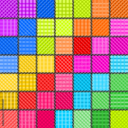 Motif pour Textile avec Couture n°1