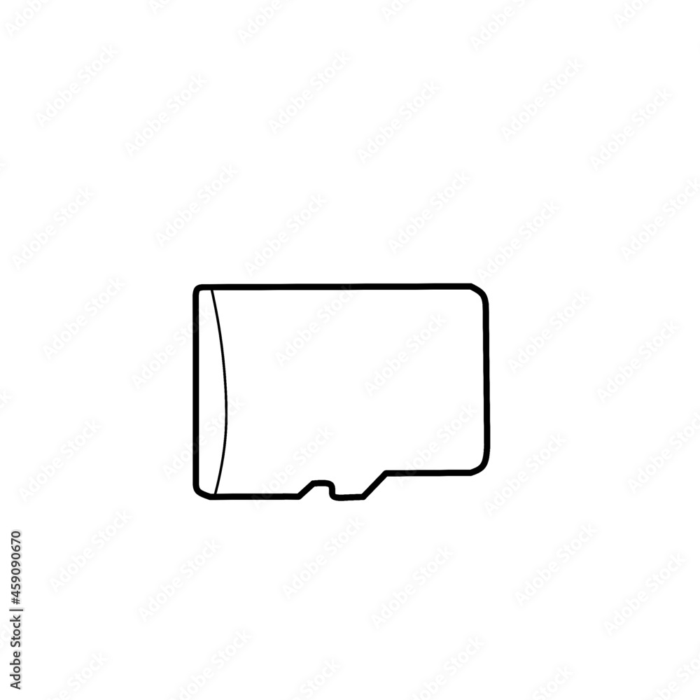 Micro sd vector Micro sd vector