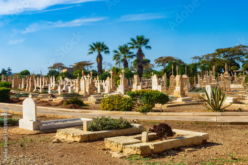 The Capuccini Naval Cemetery also known as  Kalkara Naval Cemetery, is the final resting place of over 1,000 casualties from the two World Wars. photo