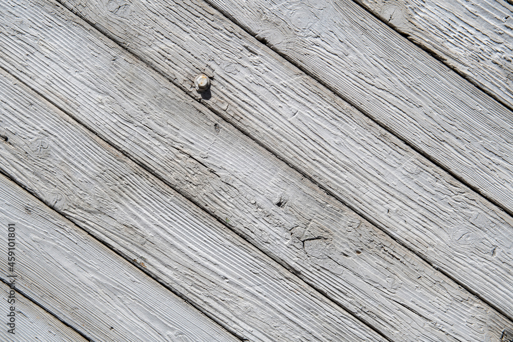 Obraz premium Old wooden wall with paint, background texture