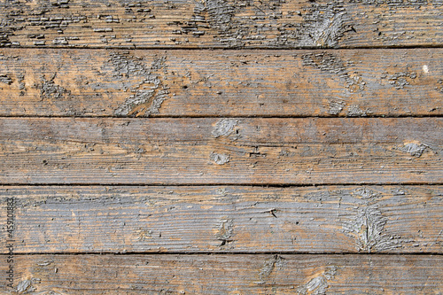 Old wooden wall with paint, background texture