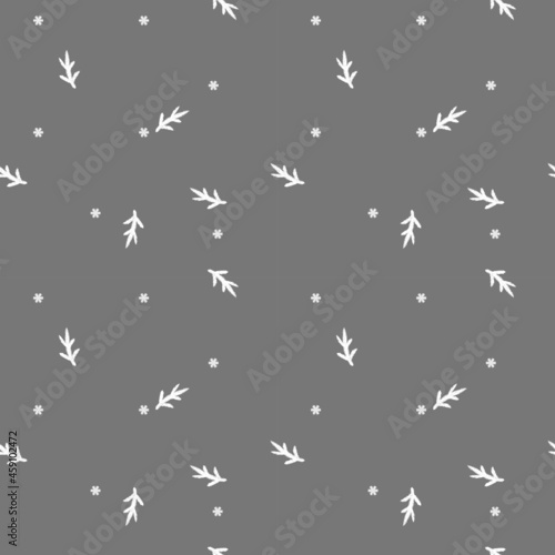 seamless background with stars. Seamless pattern with snowflakes for Christmas