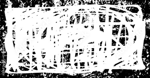 Dirty grunge background. The monochrome texture is old. Vintage worn pattern. The surface is covered with scratches