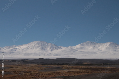 incredible volcanic and desert landscape of the Argentine Puna