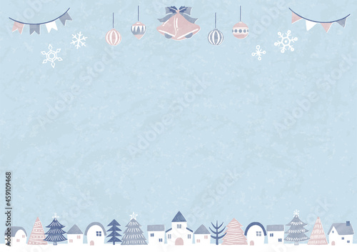 illustration of winter and christmas