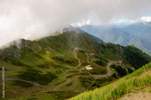 landscape with clouds