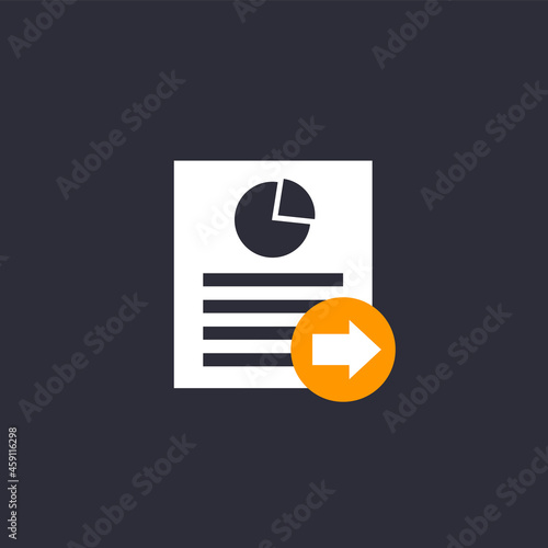 send report icon for web