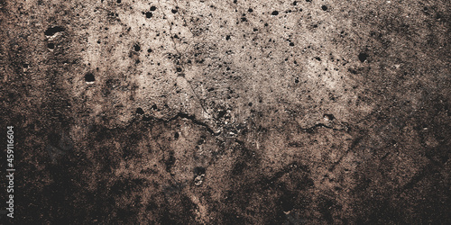 Dark Cement for the background. shabby walls full of stains and scratches.