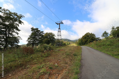 新潟県湯沢の苗場山の登山