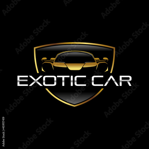 exotic car logo template