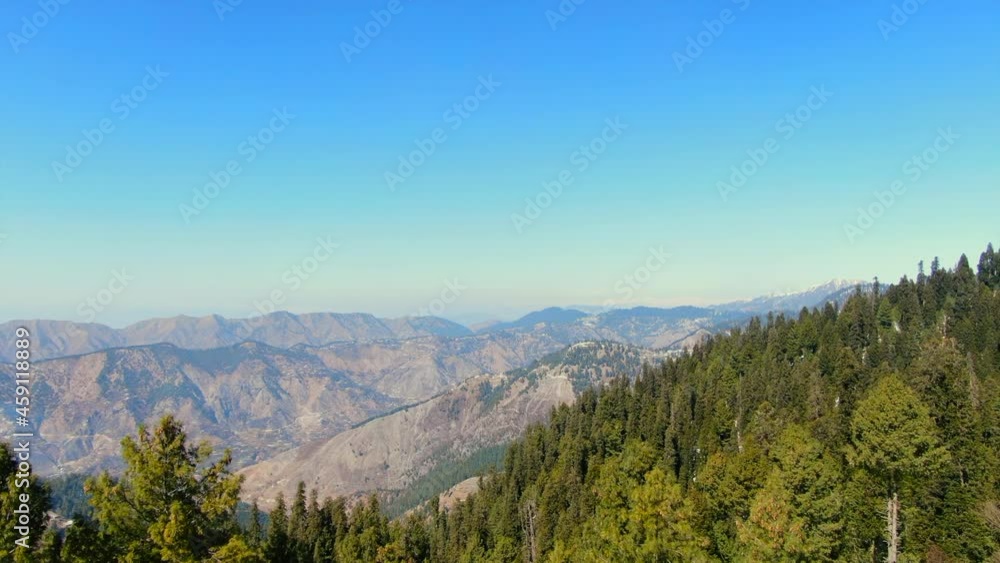 Flying through the mountains near Changla Gali Flying through the mountains near Changla Gali