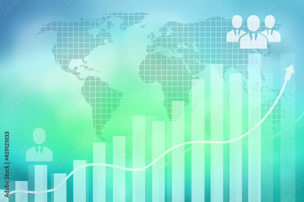 2d illustration futuristic business background pattern graph concept
2d illustration futuristic business background pattern graph concept
