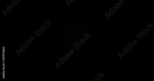 Blue Smoke Puff with Alpha Channel 4