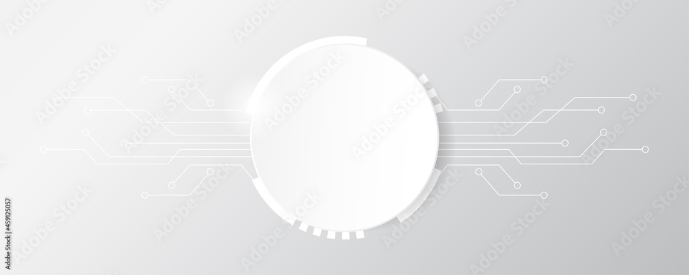 Grey white Abstract technology background, Hi tech digital connect, communication, high technology concept, science background Grey white Abstract technology background, Hi tech digital connect, communication, high technology concept, science background