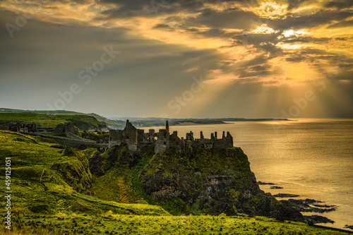 Dunluce Castle Just Before Sunset