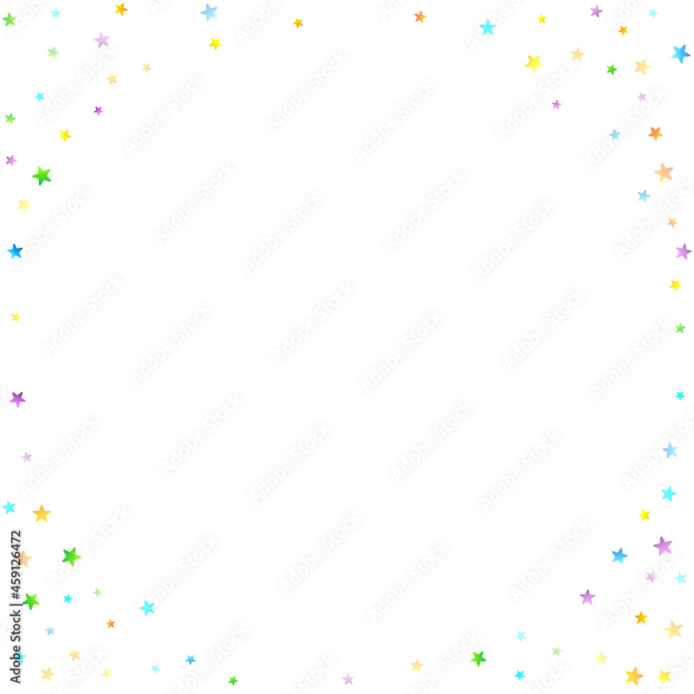 Rainbow Festive Confetti. Carnival Star Falling. Rainbow Festive Confetti. Carnival Star Falling.