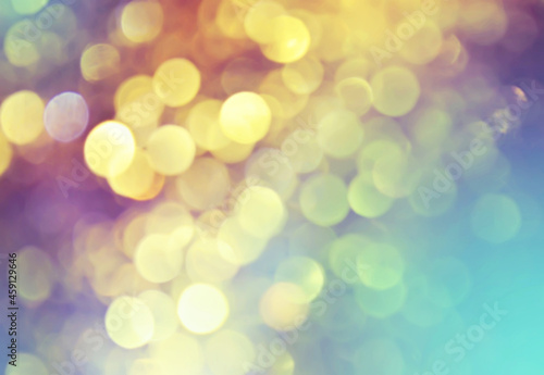 Bokeh de focused colorful light background