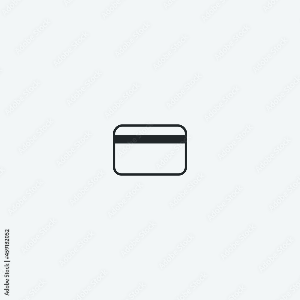 Credit_card vector icon illustration sign Credit_card vector icon illustration sign