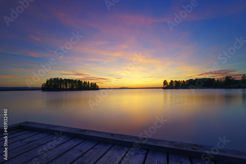 sunset on the lake © Ovidiu-Nicolae
