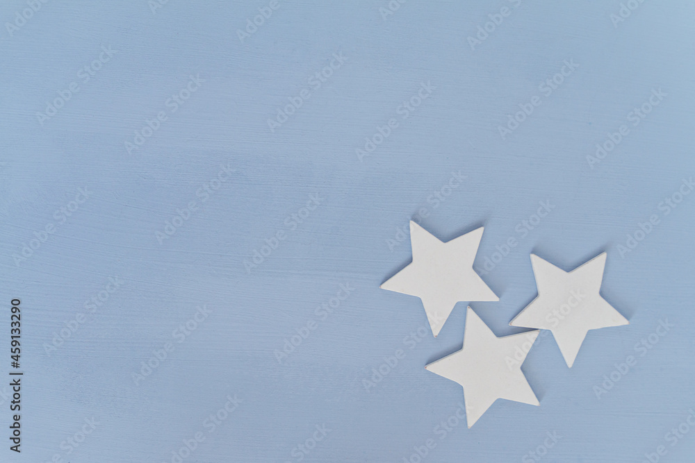 stars on blue background, greeting card template with empty space for text stars on blue background, greeting card template with empty space for text