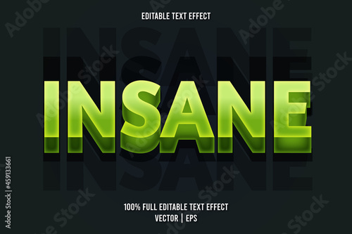 Insane editable text effect retro style