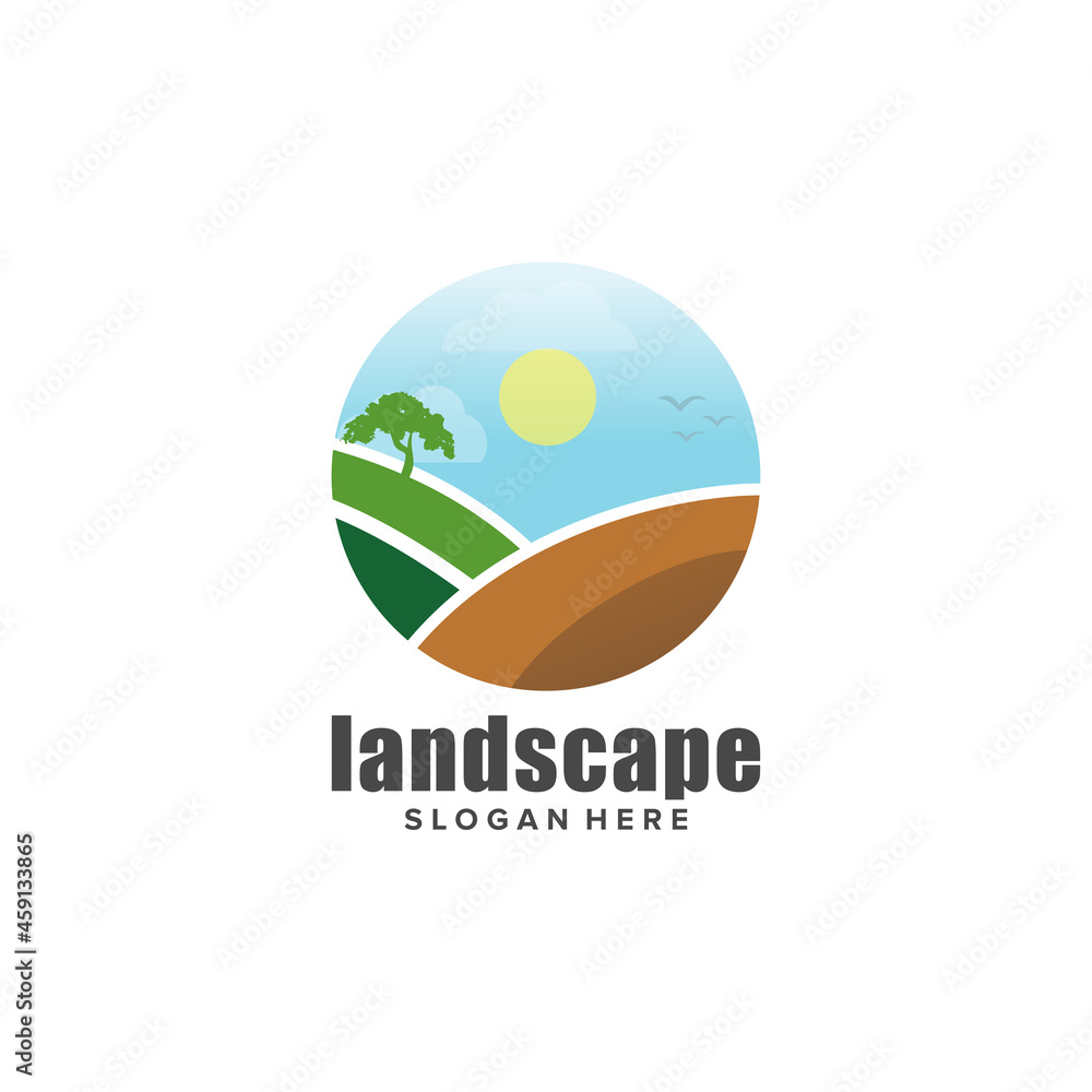 Landscaping logo design Landscaping logo design