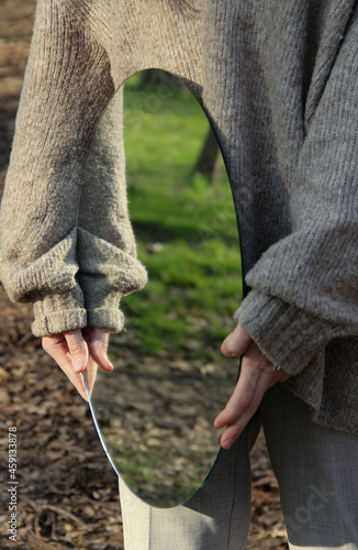 person holding a shovel