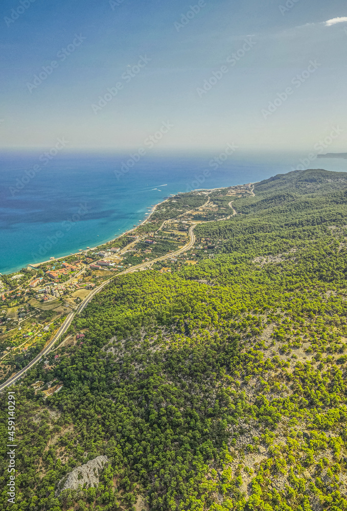 Beldibi resort village in Turkey