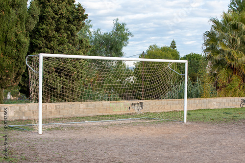 Wallpaper Mural Soccer goal in the field Torontodigital.ca