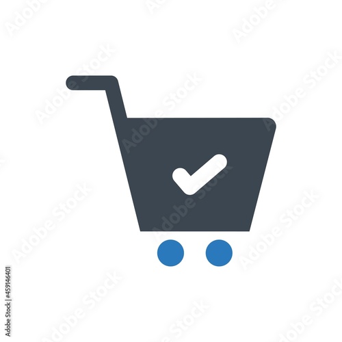 Shopping confirm icon
