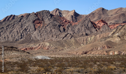 The Rugged Desert Landscape of Lake Mead National Recreation Area in Nevada. 