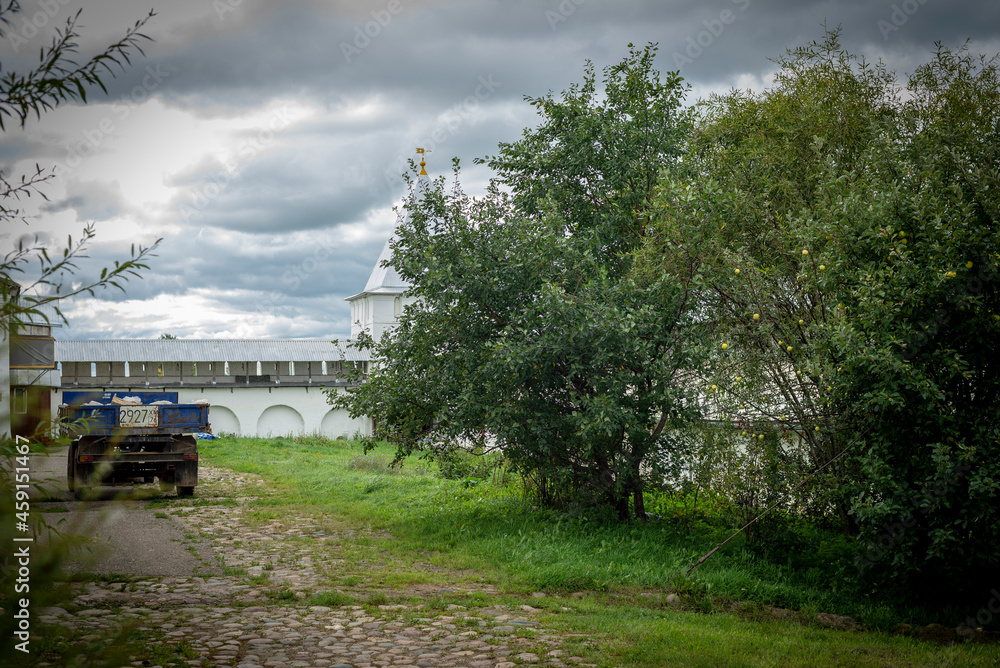 Naklejka premium Travel to the city of Pereslavl-Zalessky, monasteries, temples, nature