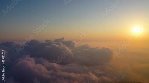 sunrise over the mountains photo