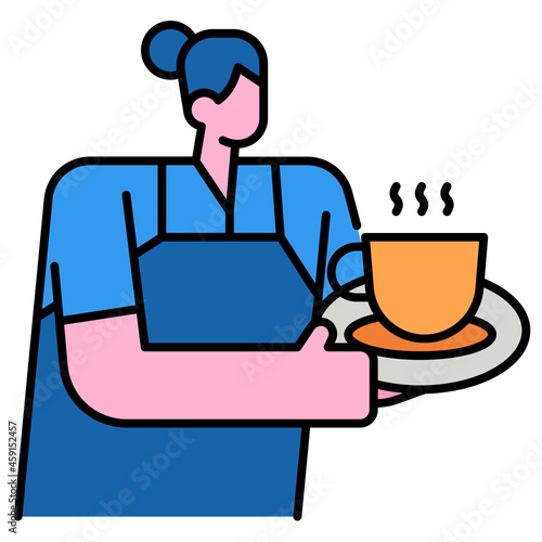 waitress icon