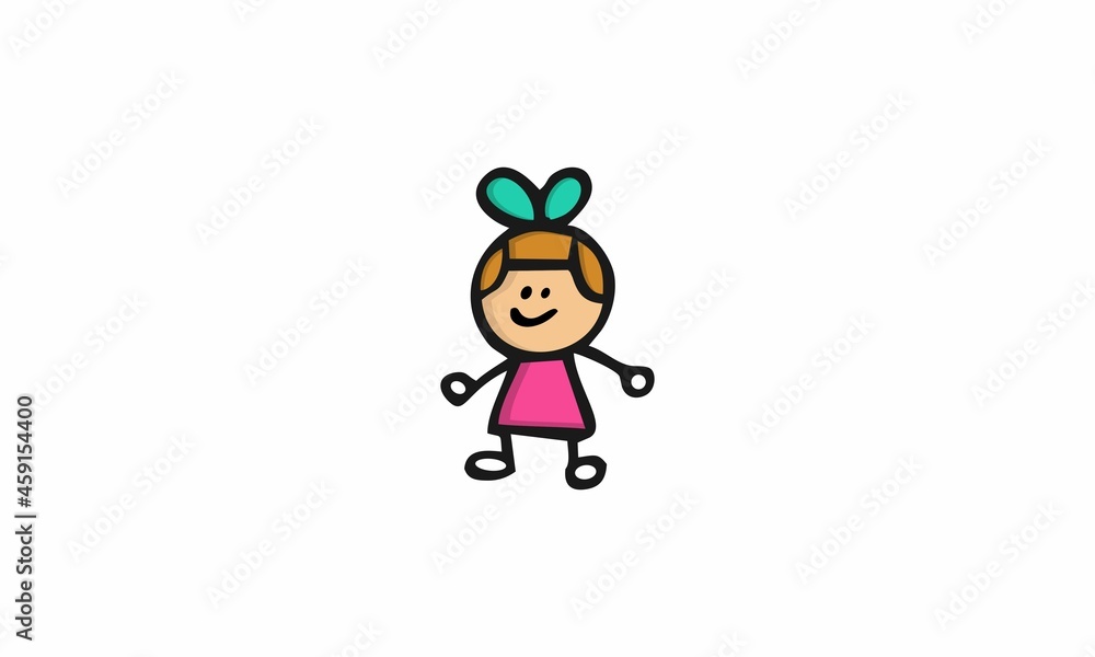 Fototapeta premium baby love logo