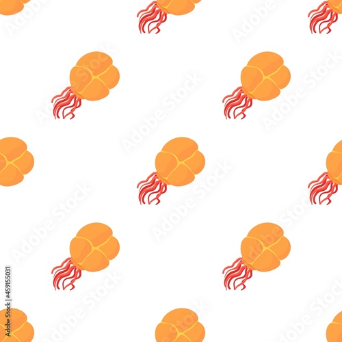 Dangerous virus pattern seamless background texture repeat wallpaper geometric vector