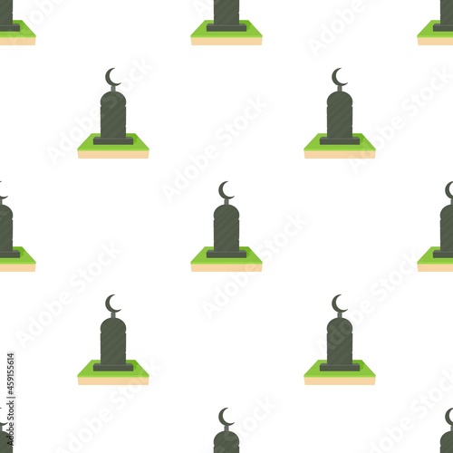 Muslim grave pattern seamless background texture repeat wallpaper geometric vector