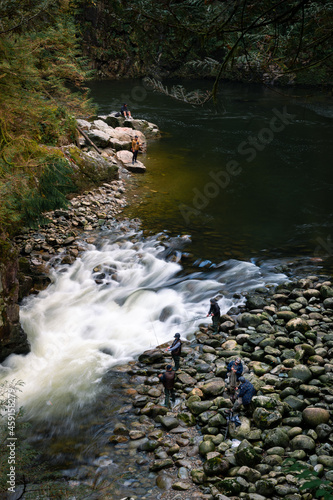 Capilano river fishing in september