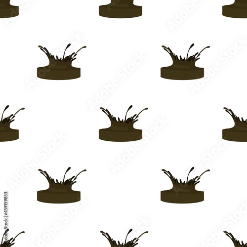 Oil splash pattern seamless background texture repeat wallpaper geometric vector