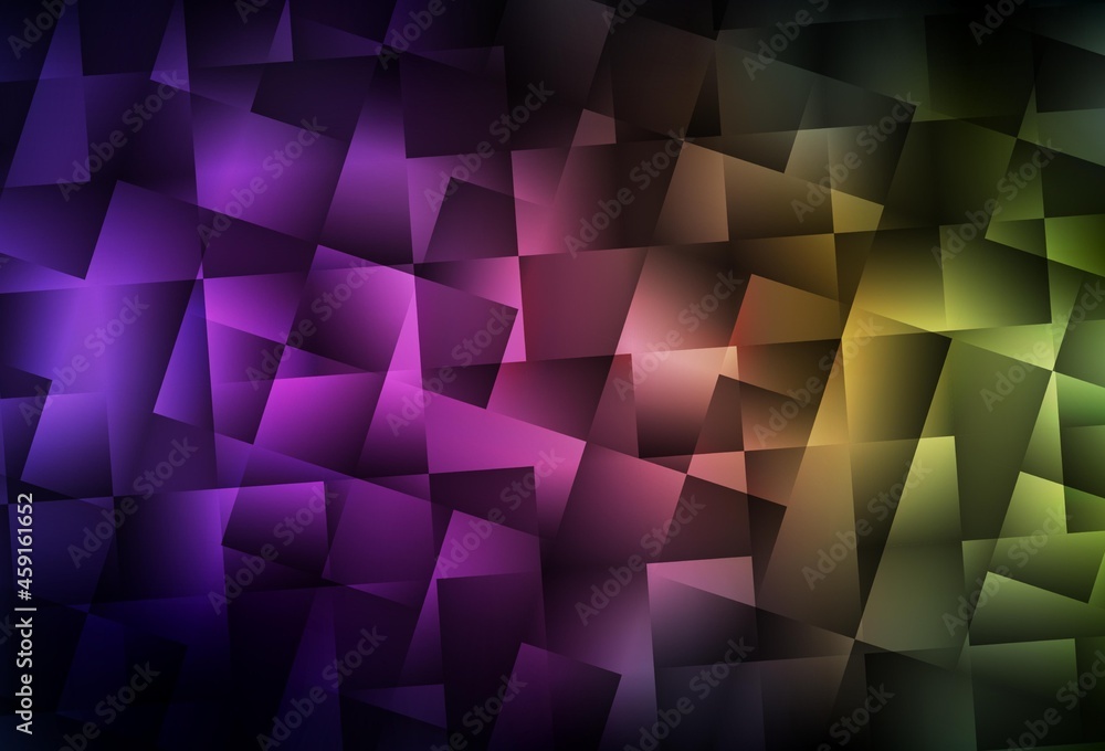 Dark Pink, Yellow vector low poly layout. Dark Pink, Yellow vector low poly layout.