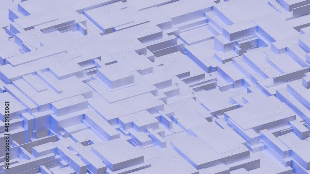 Vertical Loopable: Abstract Geometric Surface. Light bright blue clean minimal blocks pattern random waving motion background. Vertical Loopable: Abstract Geometric Surface. Light bright blue clean minimal blocks pattern random waving motion background.