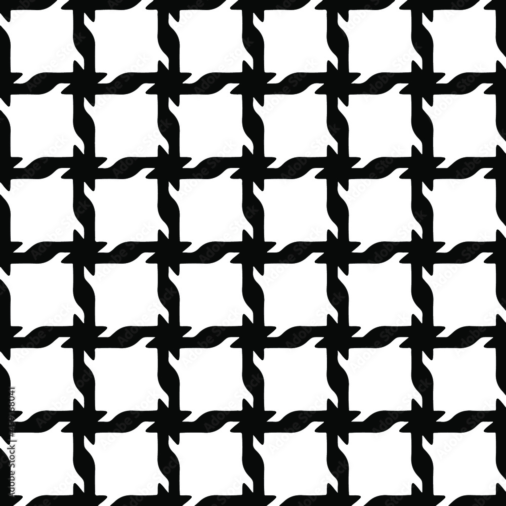 Naklejka premium Design monochrome grating pattern,black and white patterns.Repeating geometric tiles from striped elements. black otnament.