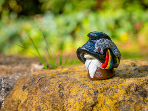 Wallpaper Mural Romanian Gnome on a Stone in the Garden Torontodigital.ca