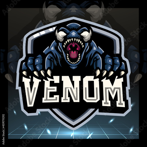 Slika na platnu Venom mascot. esport logo design