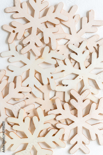 wooden snowflake background