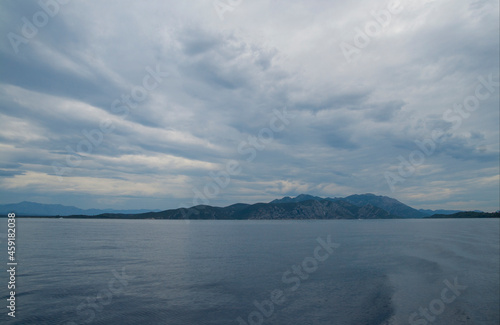 clouds over the sea