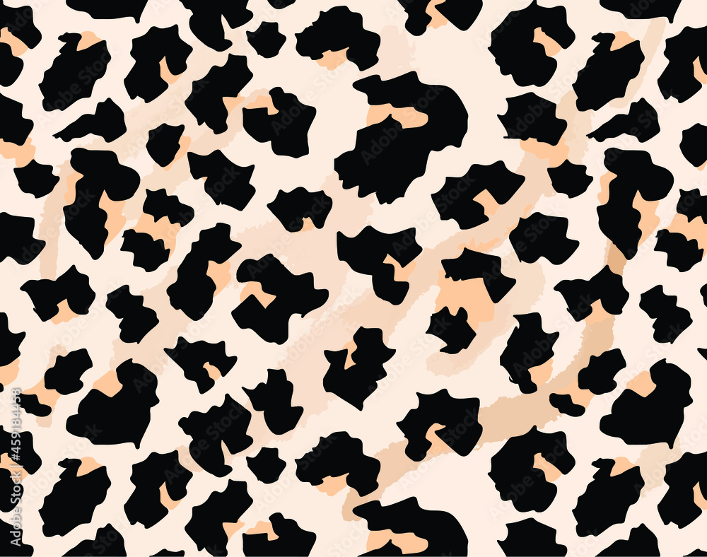 Leopard pattern design, vector background Leopard pattern design, vector background