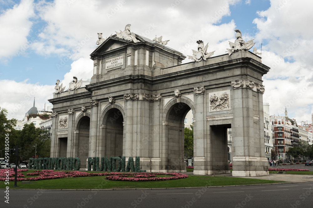 The Puerta de Alcala, famous monument of Madrid.